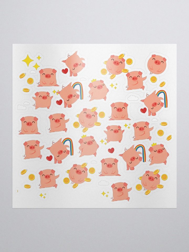 Piggy Sticker Sheet product image (1)