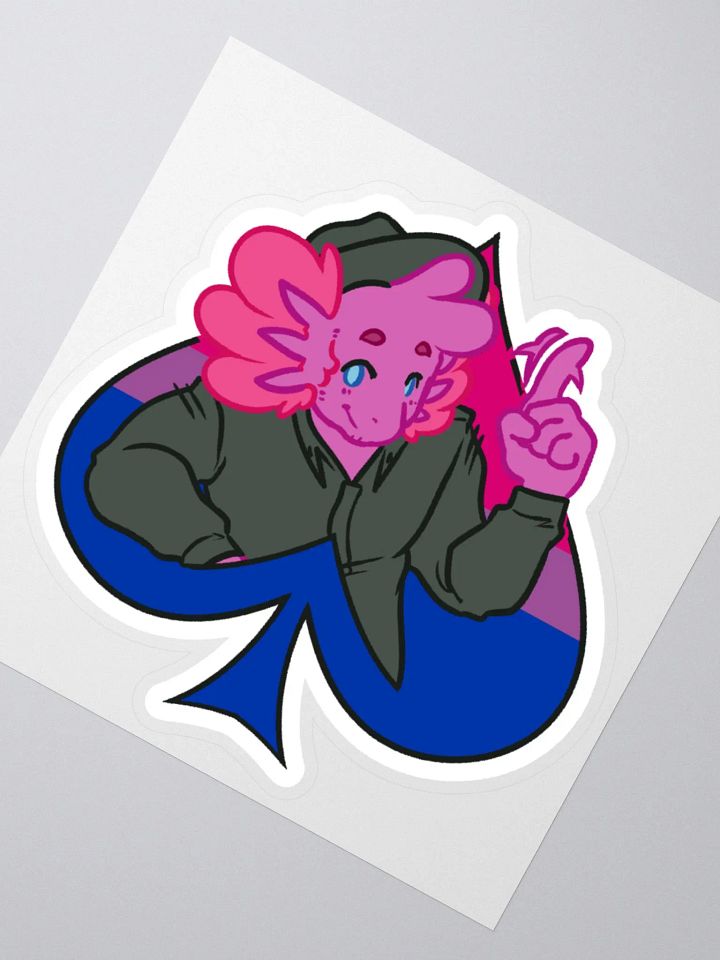 Bi in Spades | Kiss-Cut Sticker product image (2)