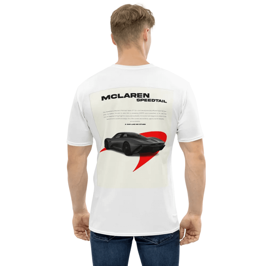 McLaren Speedtail Men's All-Over Print T-Shirt product image (1)