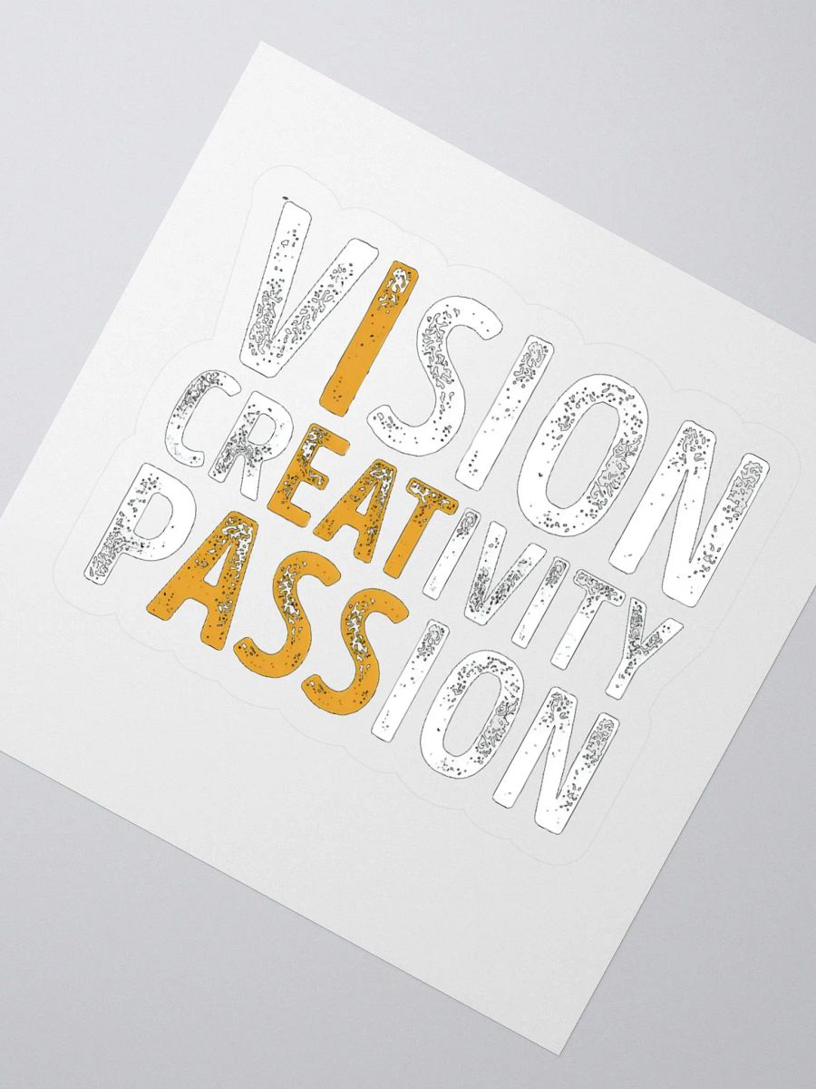 Vision Creativity Passion Sticker product image (2)