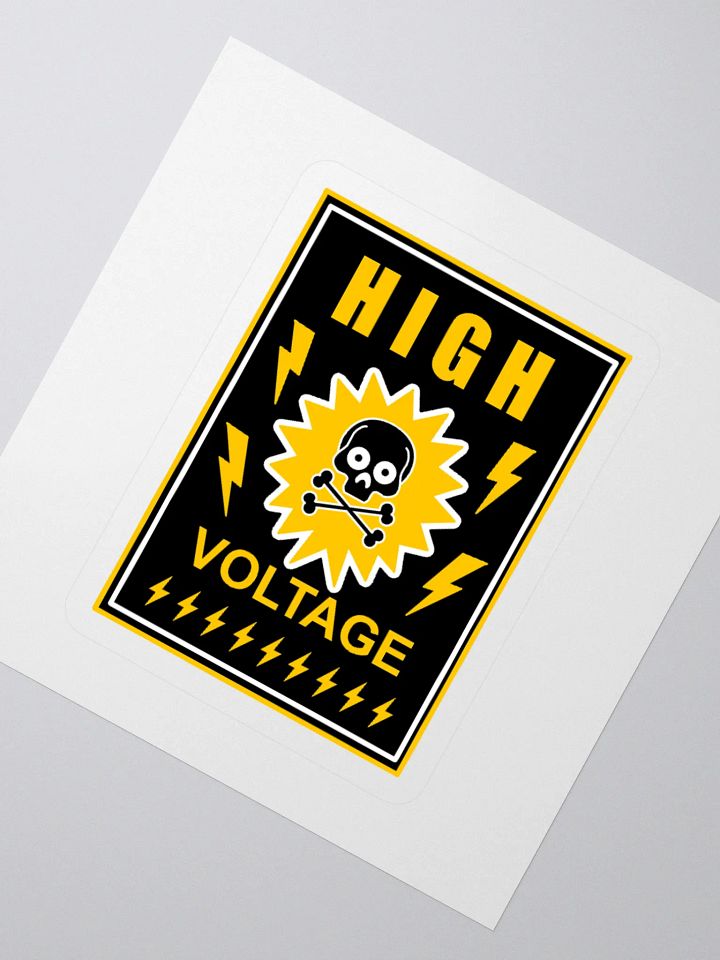 Dangerous Voltage Kiss Cut Stickers product image (4)