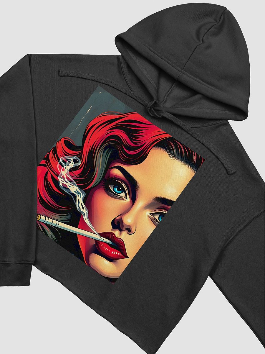 baddie with a fatty supersoft crop hoodie product image (3)