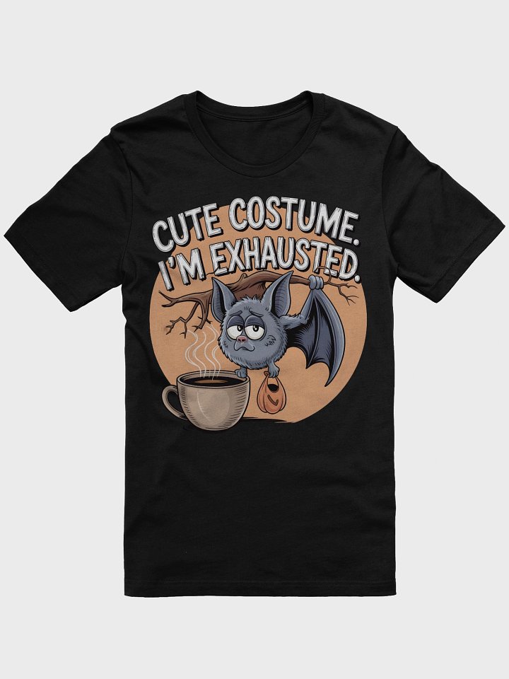 Exhausted Bat Coffee Break T-Shirt product image (9)