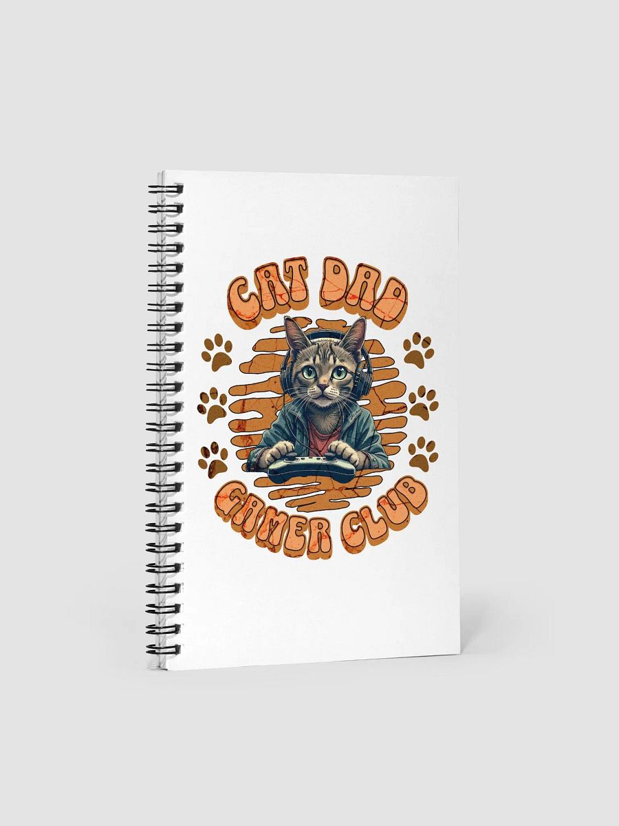 Cat Dad Gamer Club Pawsome Notebook product image (2)