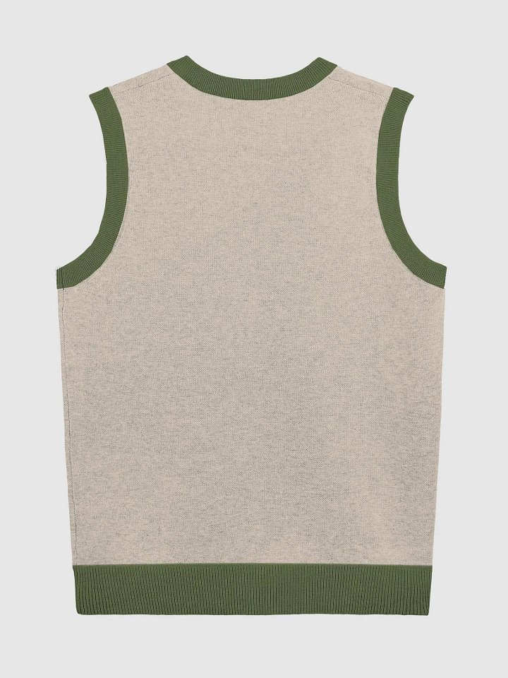 wild forest puff knitted vest product image (2)