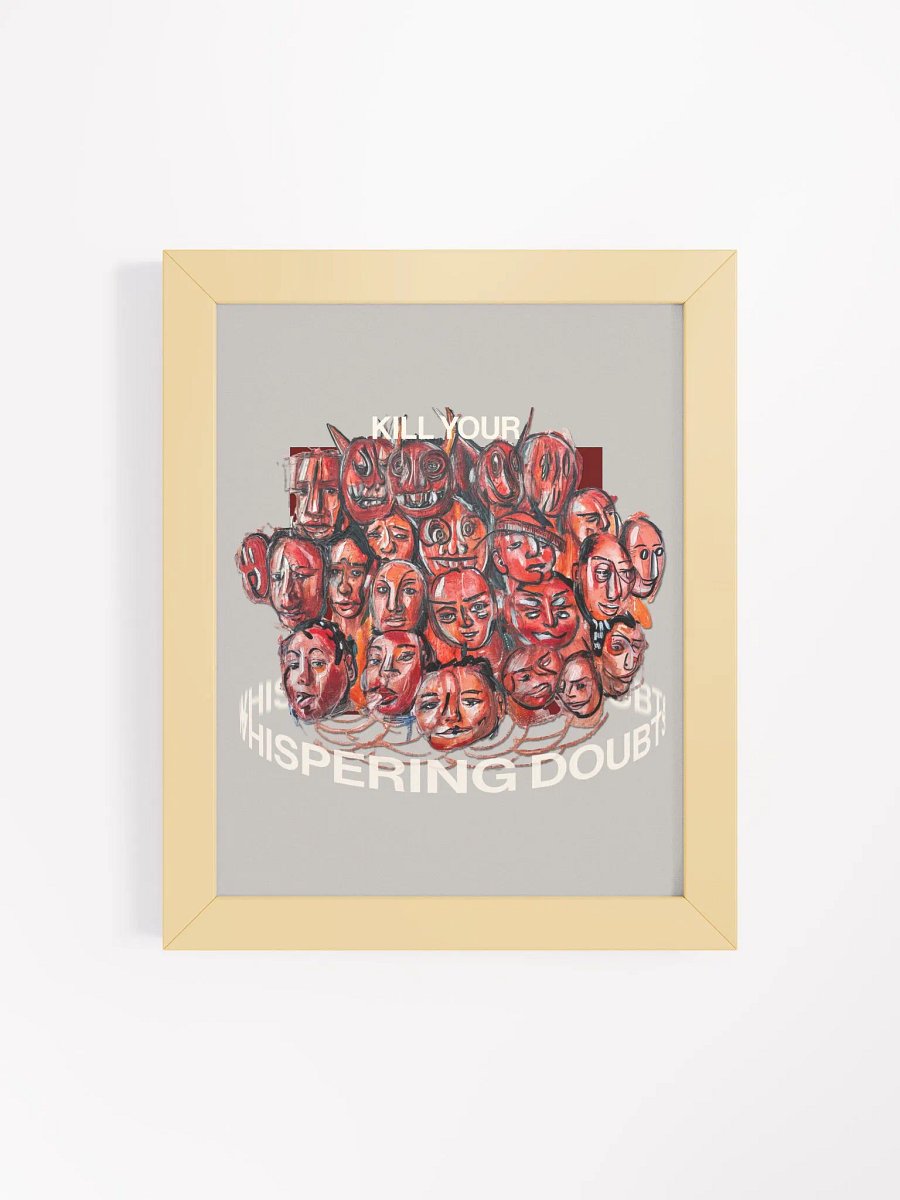 Whispering doubts Framed prints product image (25)
