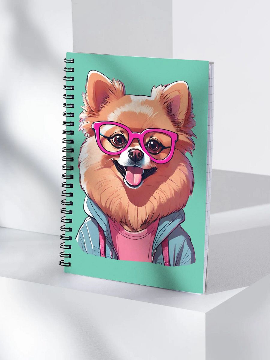 Geeky Pomeranian Spiral Notebook product image (1)