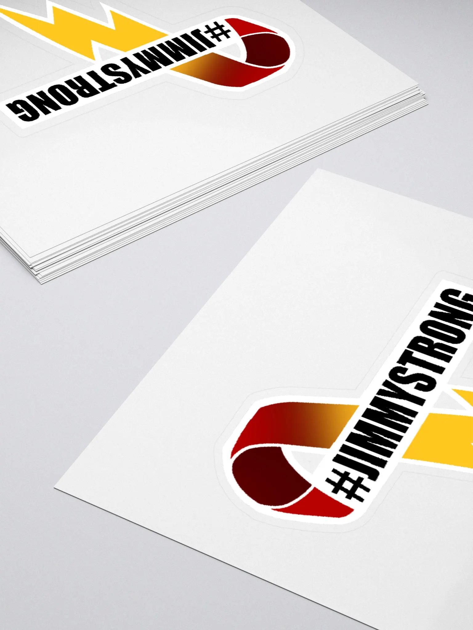#Jimmystrong Flash Ribbon Sticker product image (4)