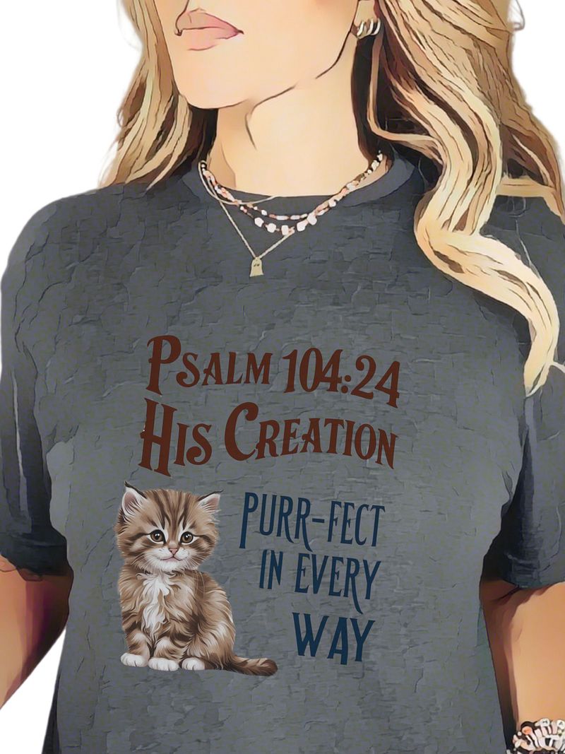 Psalm 104:24 Earthy Kitten