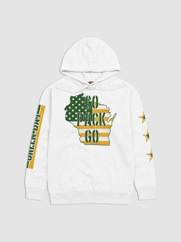 Green Bay Stars and Stripes Hoodie product image (1)