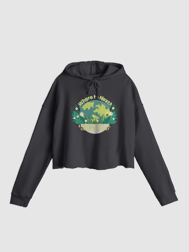 Where to Next - Coast to Coast Adventure Women's Crop Hoodie product image (3)