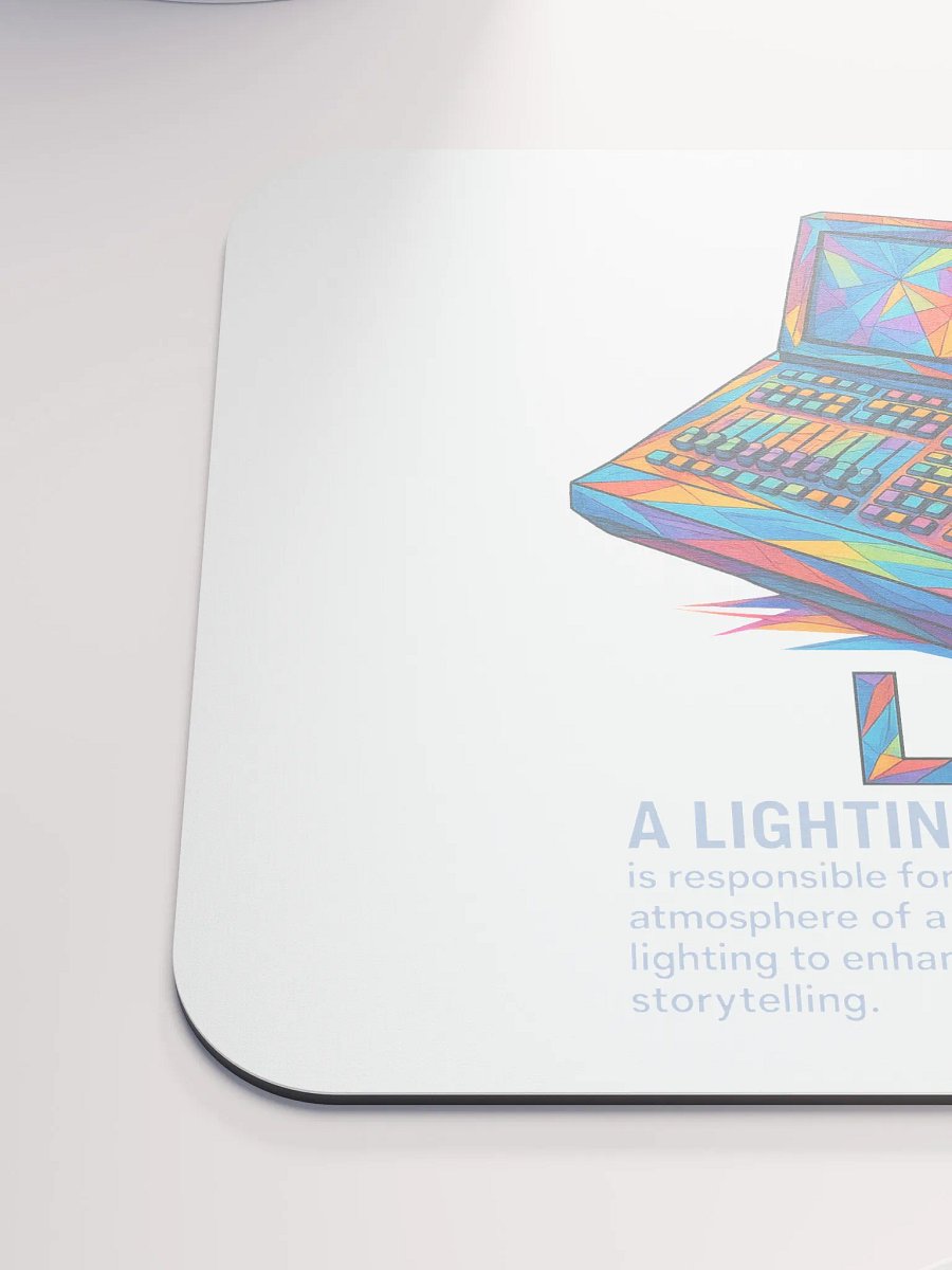 Theatrically Jerry: "LD (Light Designer) Prismatic Series" Mouse Pad product image (6)
