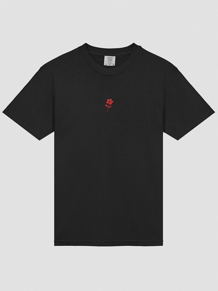 CHERRY BLOSSOM BLOOD RED LOGO EMBROIDERED T-SHIRT product image (1)