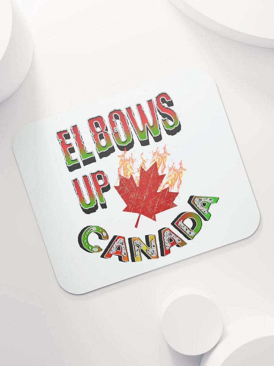 Elbows Up Canada Burning Maple Classic Mouse Pad product image (5)