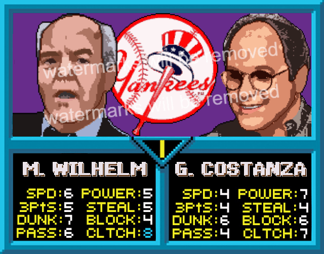 NBA Jam Digital Custom Pop Art / TV / Seinfeld / Yankees product image (1)