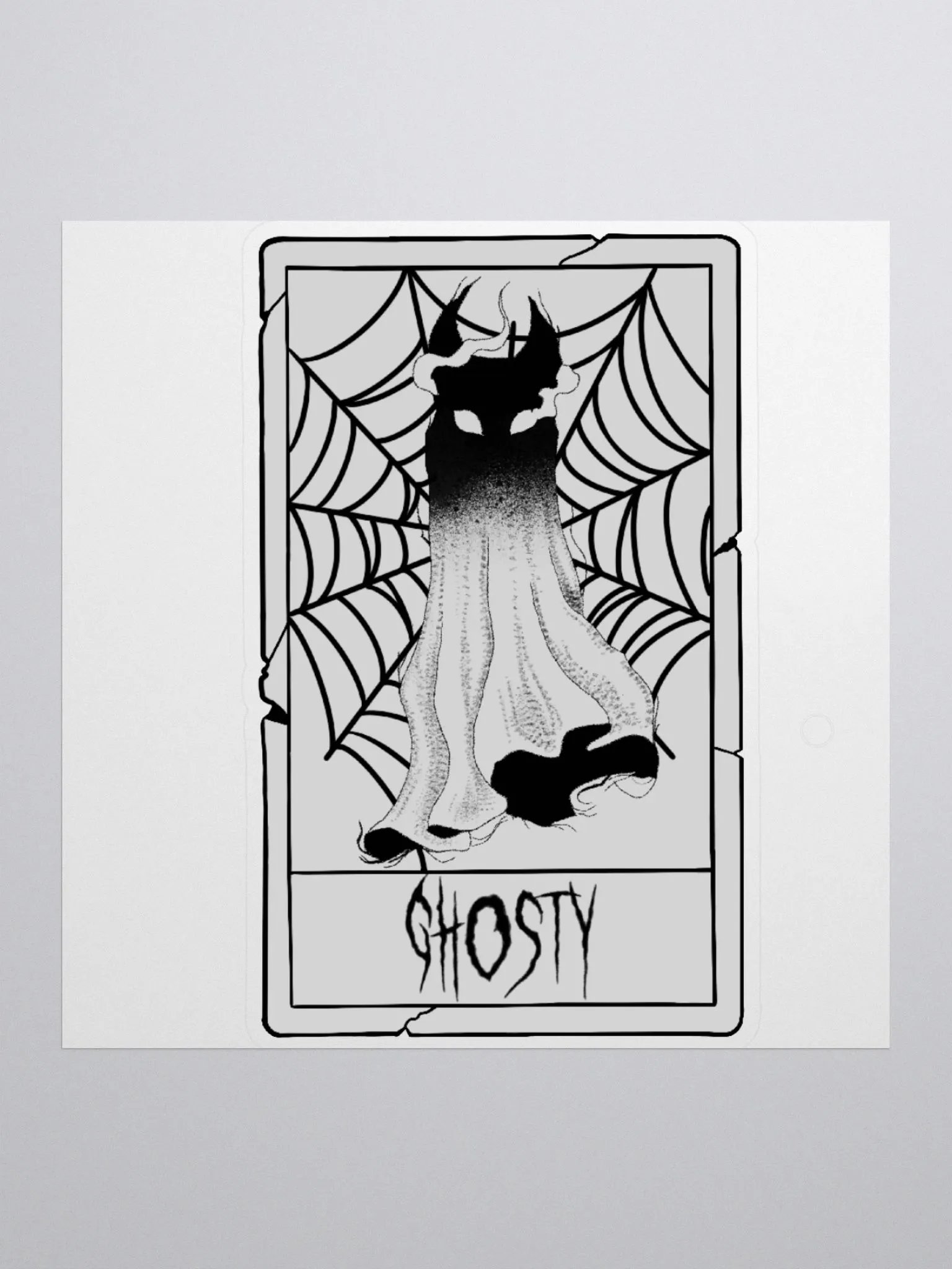 Ghosty Tarot Card Sticker! product image (1)