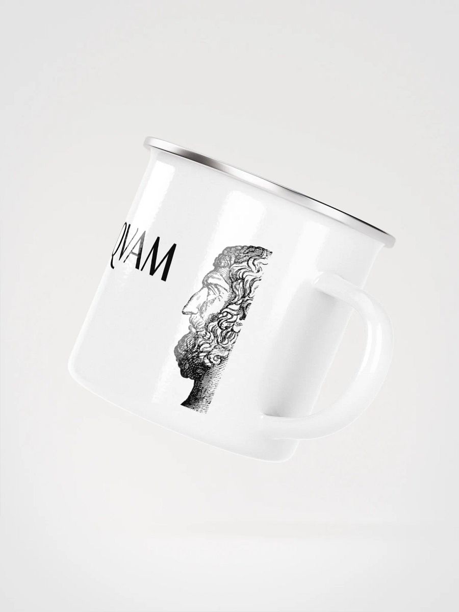 SIC FAC OMNIA TAMQVAM SPECTET EPICVRVS (Enamel Mug) product image (2)
