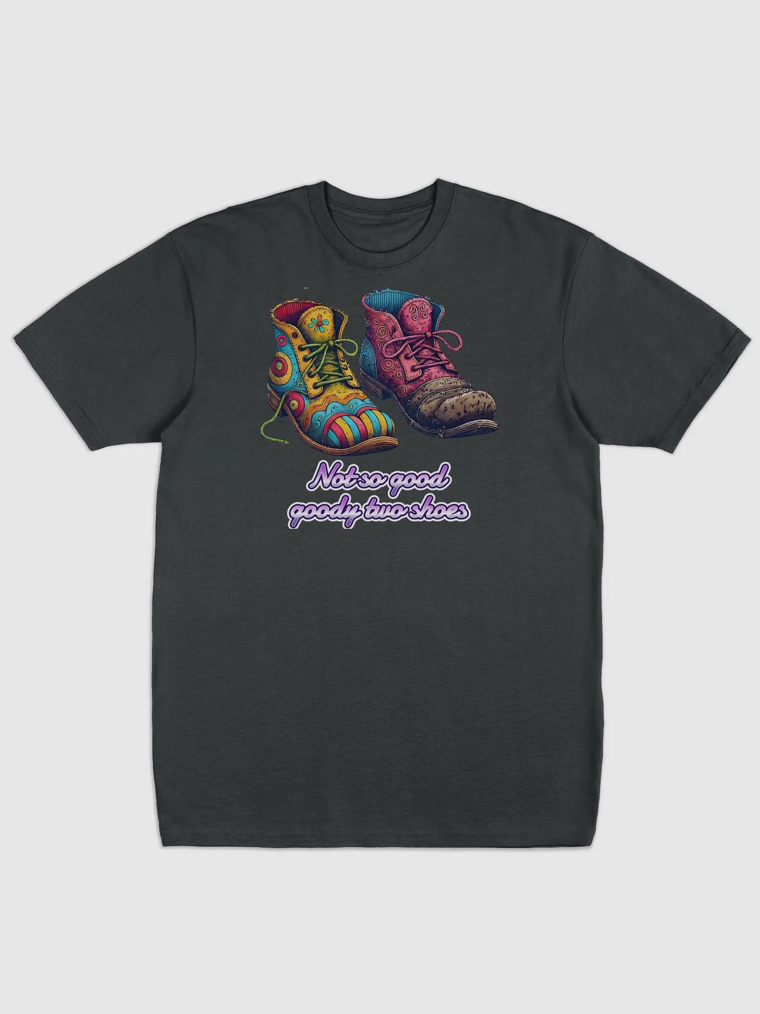 Creative Colorful Boots Unisex Tee product image (3)