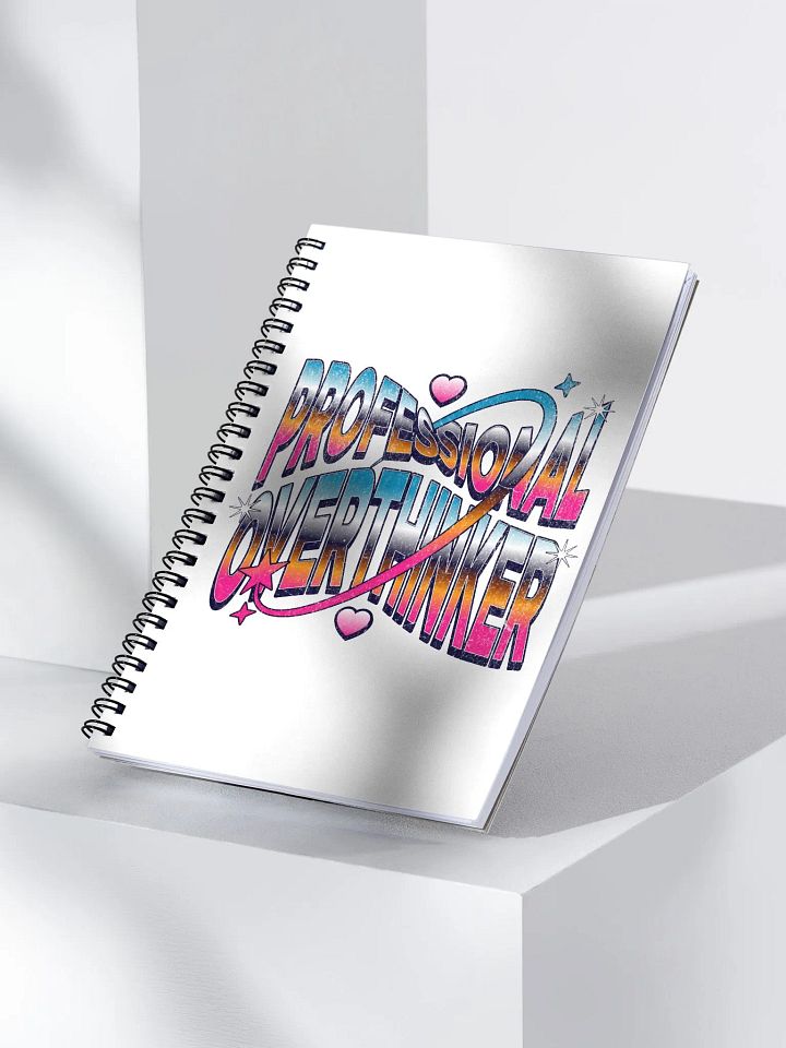 Professional Overthinker Spiral Notebook product image (2)