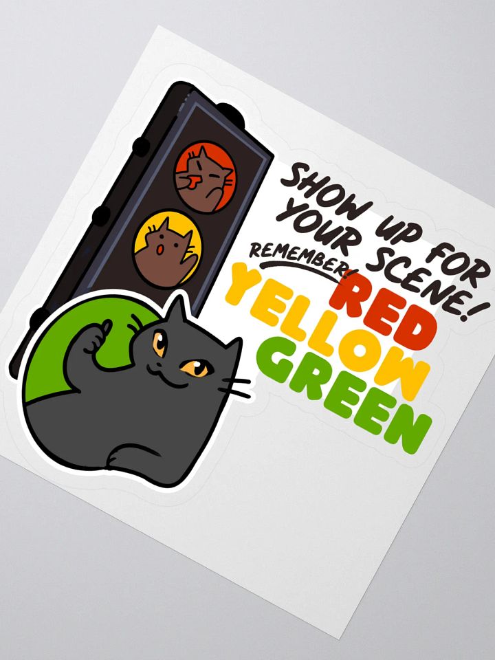 Red Yellow Green Sticker product image (2)