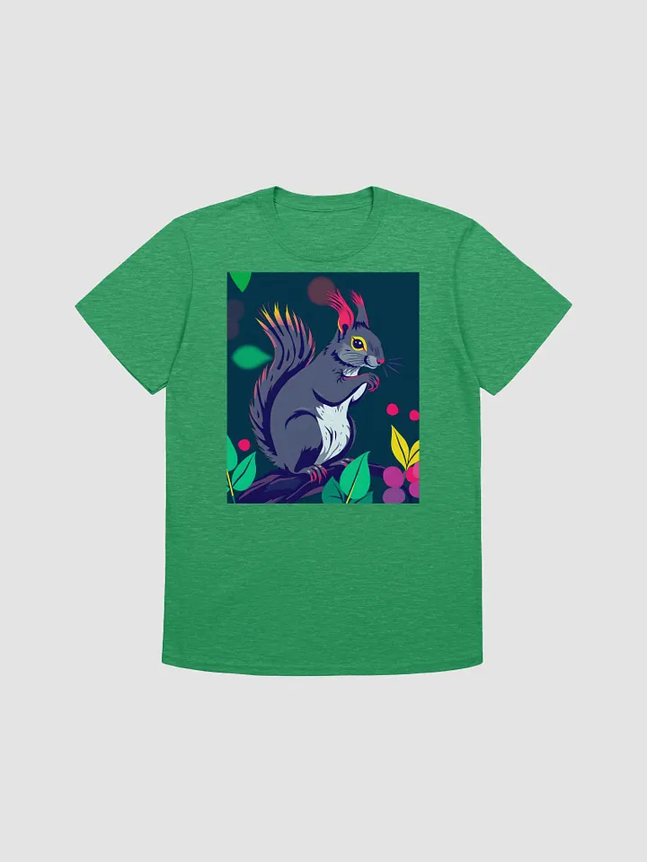Vibrant Squirrel Illustration Unisex T-Shirt product image (1)