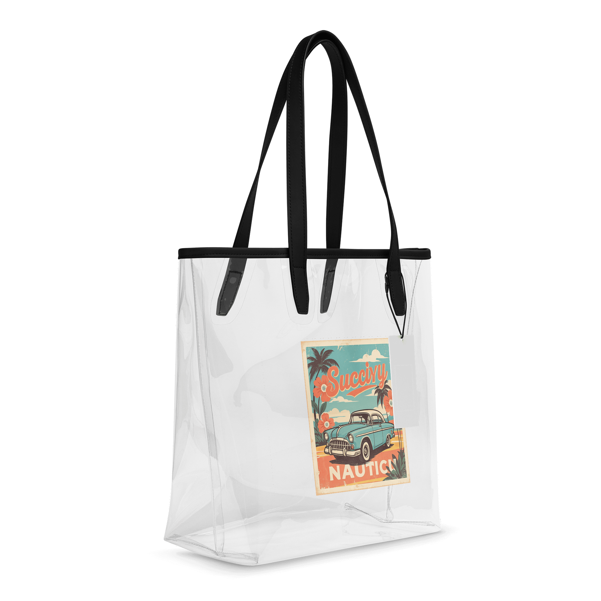 Succivy Nautic Retro Clear Tote product image (6)