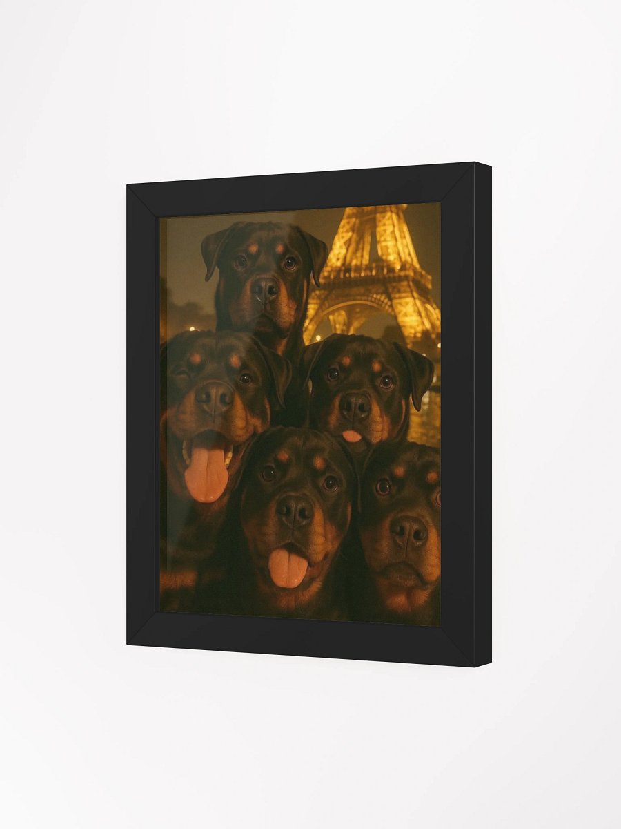 Rottweilers In Paris Wood Framed Poster product image (18)