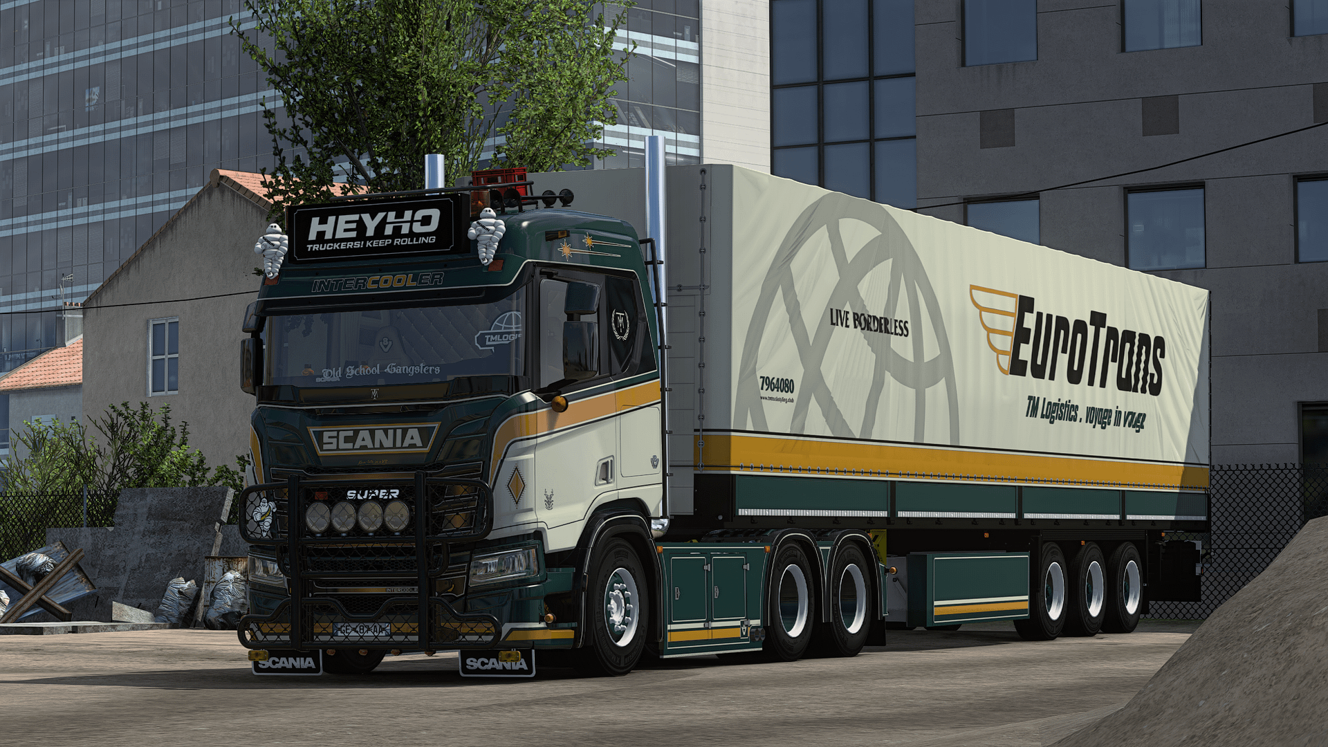 ETS2 TM Scania PGRS (SCS & Eugene) + FREE Trailers - Multicolor Skin Pack (Paintjob only) product image (6)