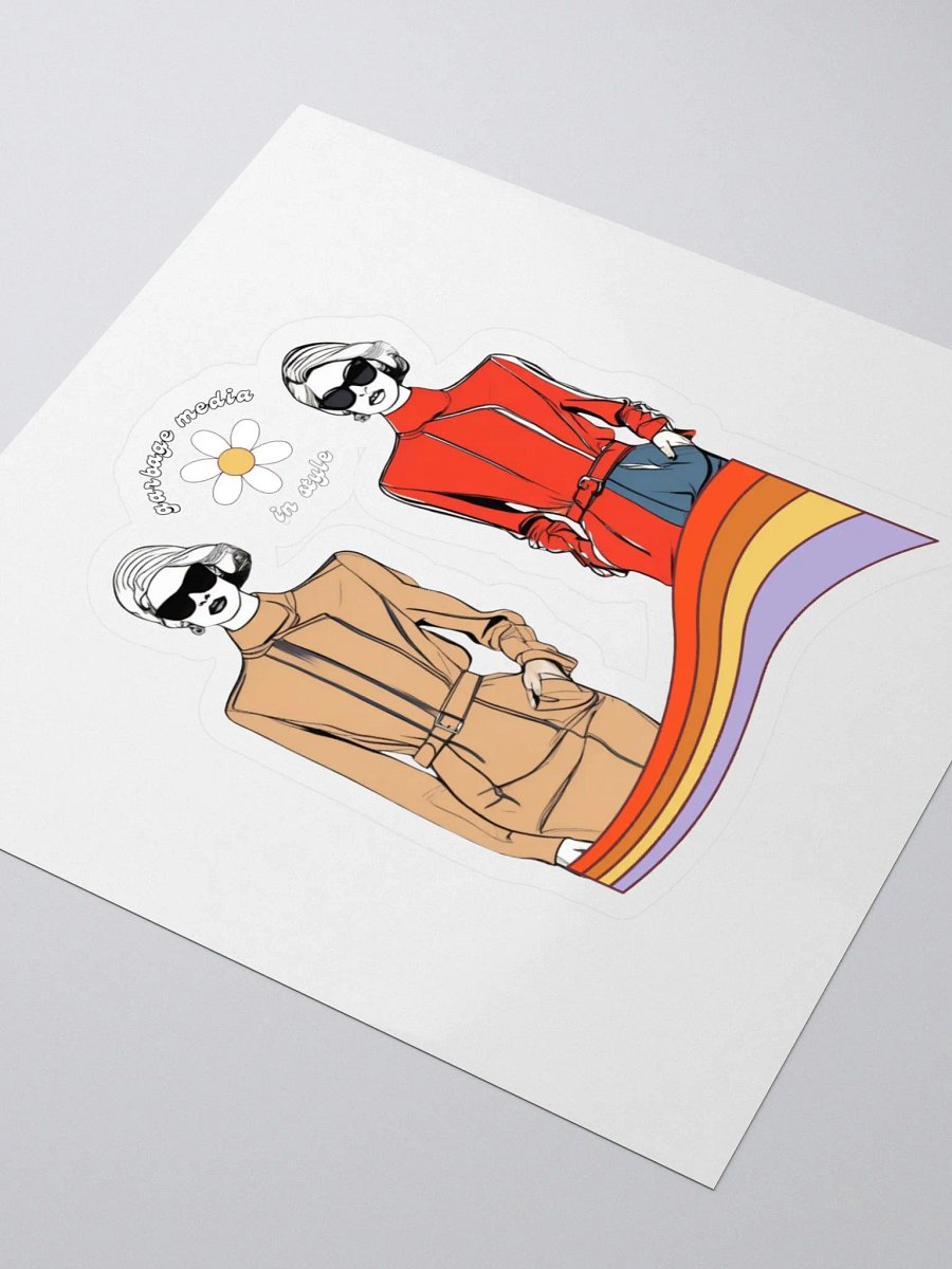 Garbage Media In Style Sticker product image (3)