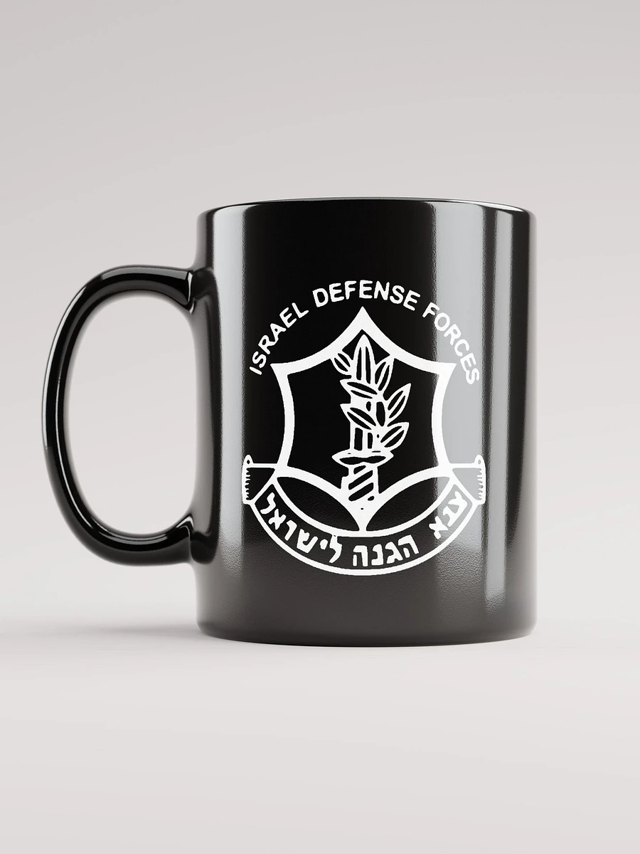 IDF Logo Black Mug product image (7)