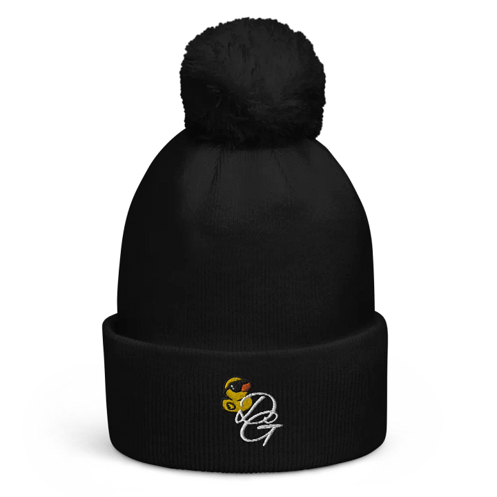 DG Beanie White Lettering product image (1)