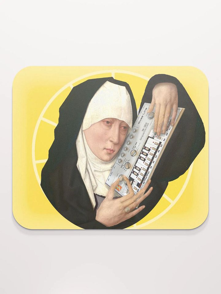 Mater Dolorosa meets Roland TB 303 by Frank Fonik, EDM Techno Classic Mouse Pad product image (2)