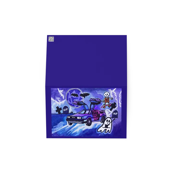 Spooky Speed Machine Greeting Card product image (2)
