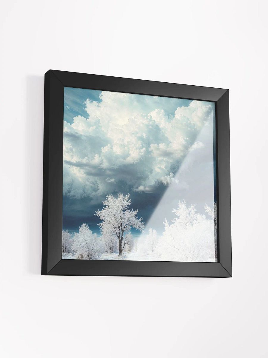 Dramatic Winter Wonderland Framed Print product image (30)