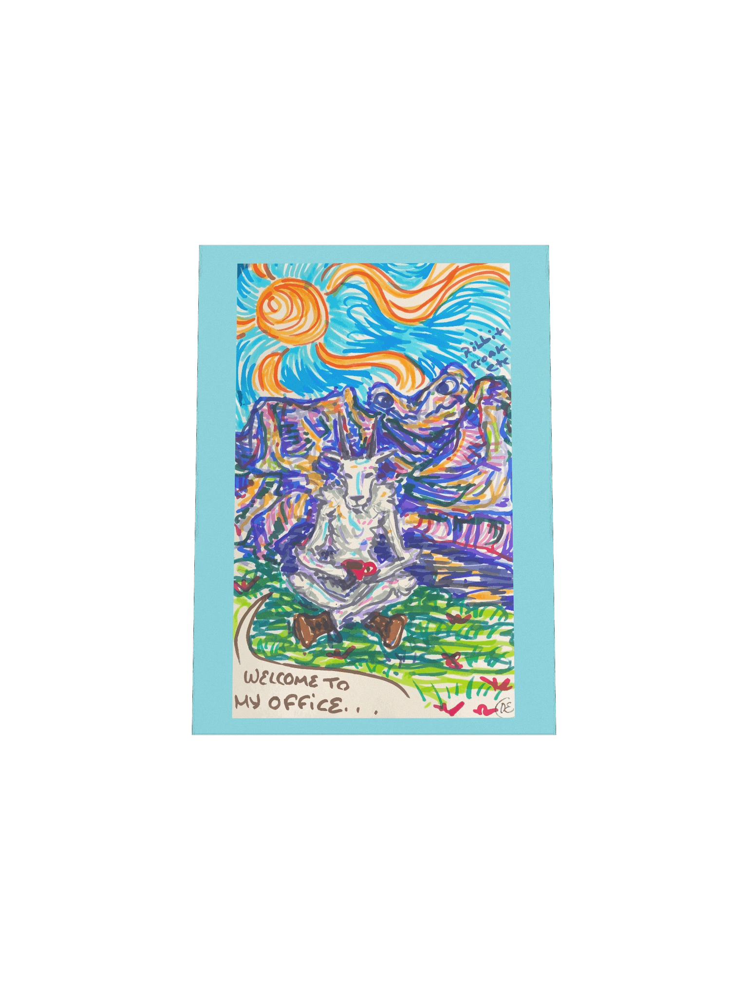 Welcome To My Office Print product image (13)