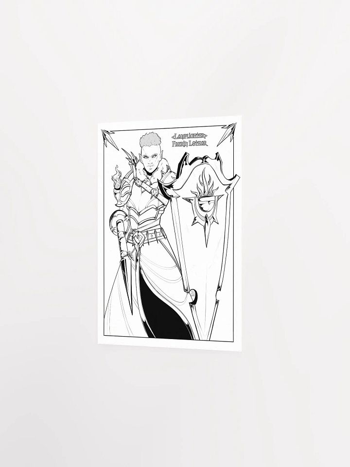 Lamplighter - Coloring Poster product image (2)