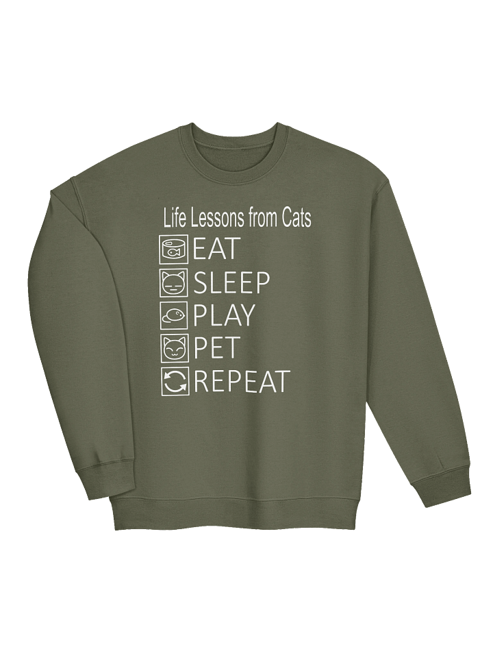 Life Lessons from Cats - Unisex Adult Sweatshirt product image (2)