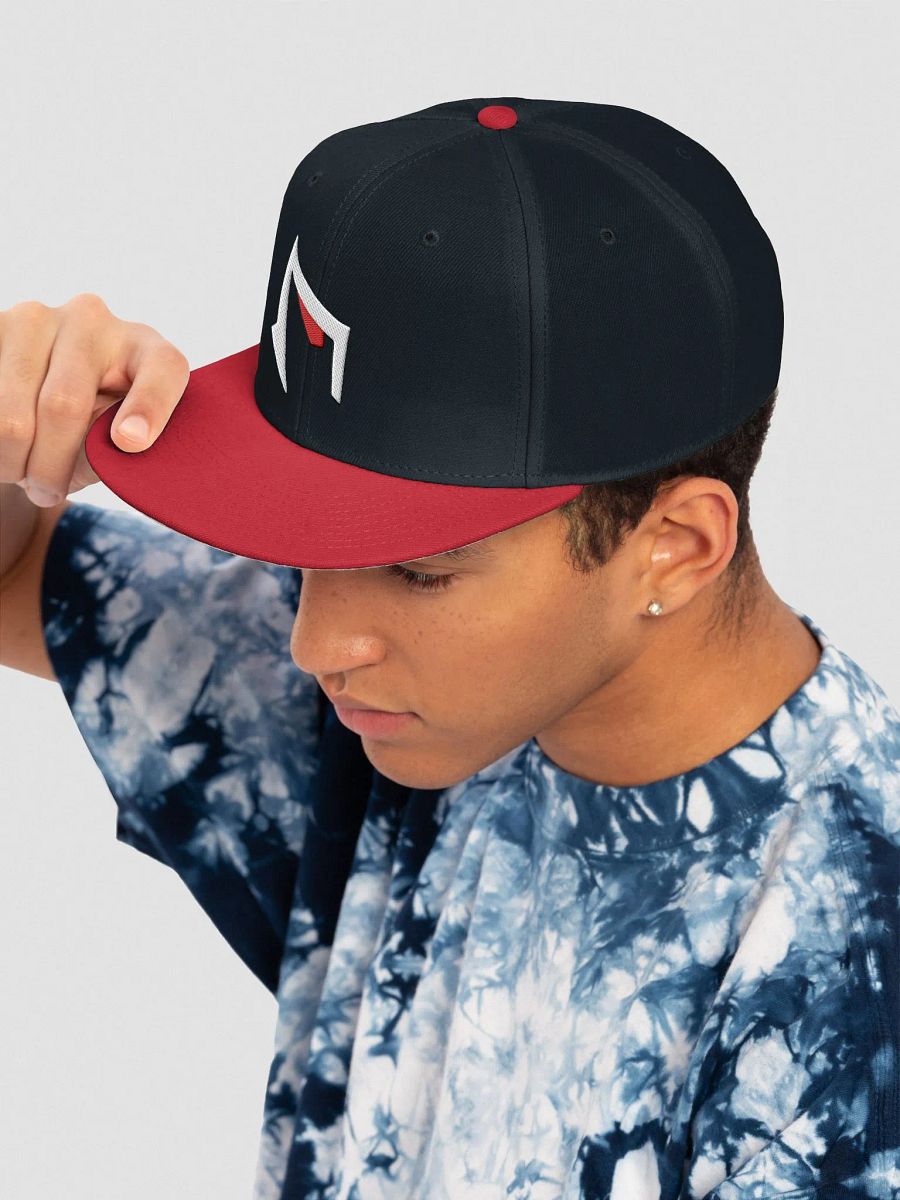 Limited EDITION FLAT BRIM RED FAM3 LOGO HAT Embroidery product image (6)