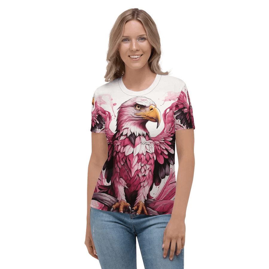 Pink eagle art product image (3)