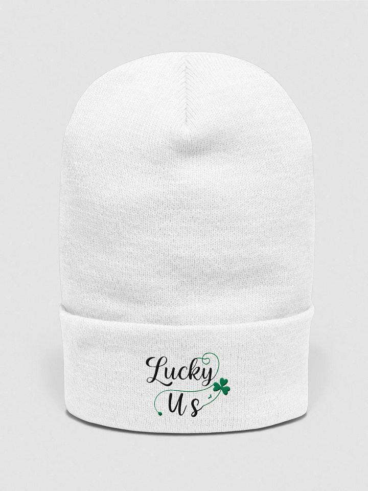 Lucky Us Shamrock St, Patrick's Day Cuffed Beanie product image (1)