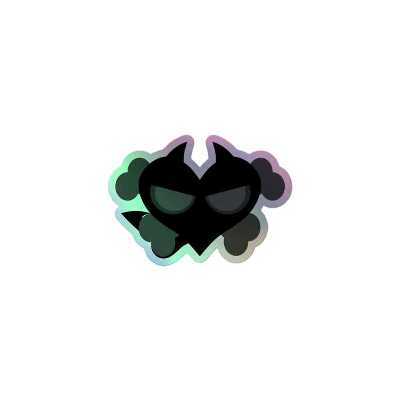 SinisterHeart Holographic Sticker