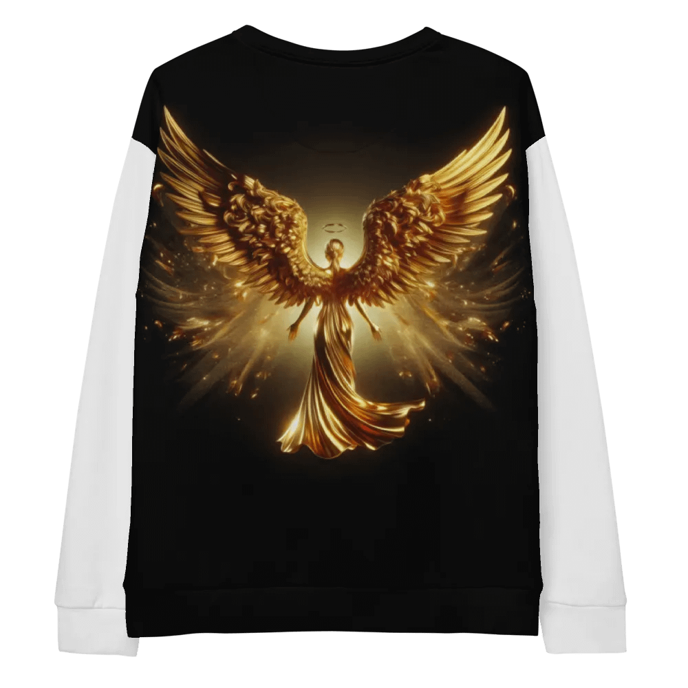 A Golden Angel and Cross - Unisex Sweatshirt #1 product image (11)