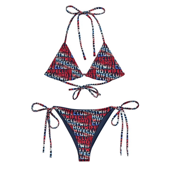 HotWifeClub Hot Wife Club red white and blue bikini product image (1)