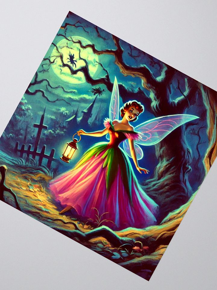 Pink Forest Fairy Lantern Stickers product image (2)