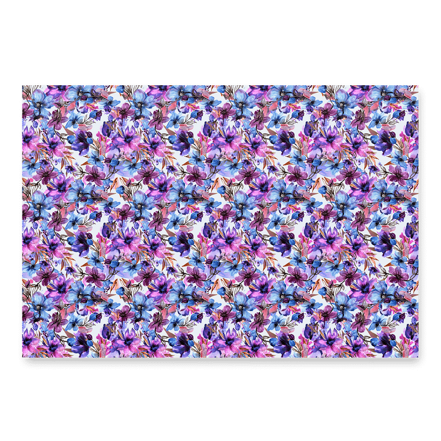 Purple Flowers Paper product image (1)
