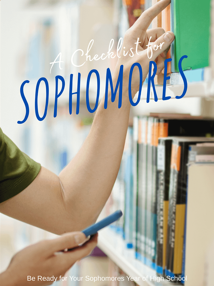 High School Sophomore Checklist product image (1)