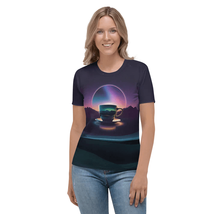Coffee Sunset All Over Print T-shirt product image (2)