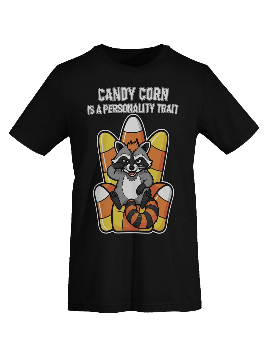Candy Corn Personality Raccoon T-Shirt product image (26)