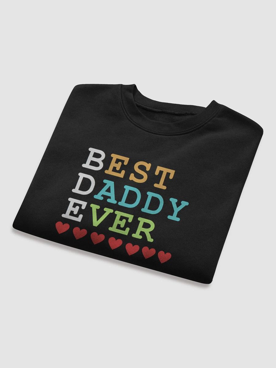 Best Daddy Ever Bella+Canvas Women's Fleece Crop Sweatshirt product image (8)