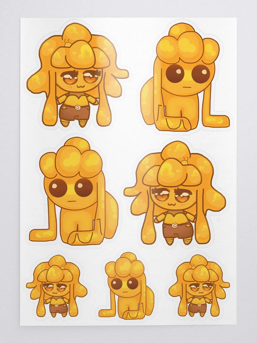 honeyy & creature sticker set product image (1)